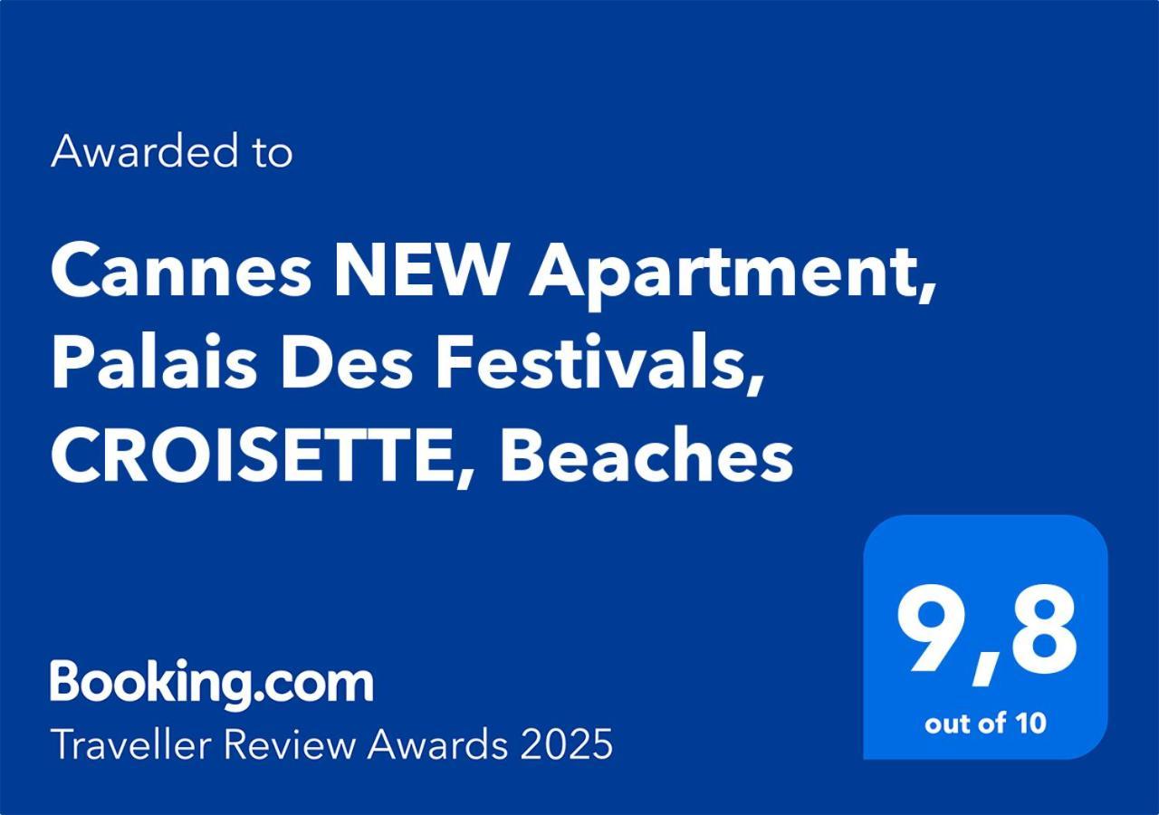 Cannes New Apartment, Palais Des Festivals, Croisette, Beaches מראה חיצוני תמונה